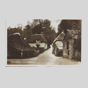 Cockington Near Torquay Postcard #88 Real Photo Unposted Excel Series England